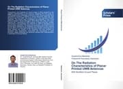 Cover von On The Radiation Characteristics of Planar Printed UWB Antennas
