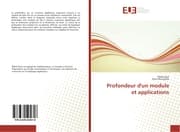 Cover von Profondeur d'un module et applications