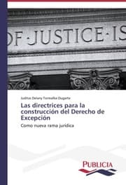 Cover von Las directrices para la construcción del Derecho de Excepción