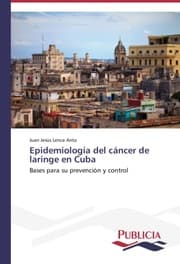 Cover von Epidemiología del cáncer de laringe en Cuba