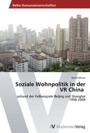 Cover von Soziale Wohnpolitik in der VR China
