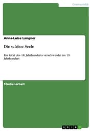 Cover von Die schöne Seele