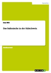 Cover von Das Italienische in der Südschweiz