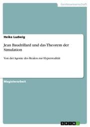 Cover von Jean Baudrillard und das Theorem der Simulation