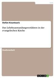 Cover von Das Lehrbeanstandungsverfahren in der evangelischen Kirche