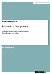 Cover von Barrierefreie Stadtplanung