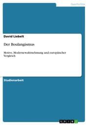 Cover von Der Boulangismus