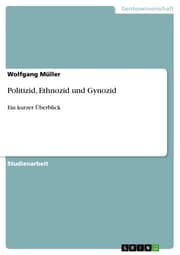 Cover von Politizid, Ethnozid und Gynozid