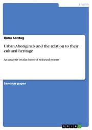 Cover von Urban Aboriginals and the relation to their cultural heritage