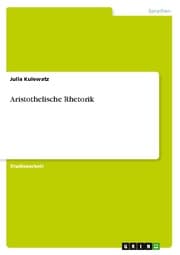 Cover von Aristothelische Rhetorik