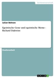 Cover von Egoistische Gene und egoistische Meme - Richard Dakwins