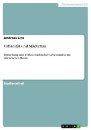 Cover von Urbanität und Städtebau