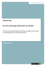 Cover von Ist die Arbeitsgesellschaft am Ende?