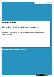 Cover von Du sollst dir (k)ein Bildnis machen!
