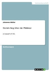 Cover von Davids Sieg über die Philister