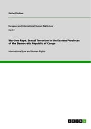 Cover von Wartime Rape. Sexual Terrorism in the Eastern Provinces of the Democratic Republic of Congo