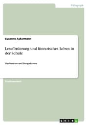 Cover von Leseförderung und literarisches Leben in der Schule