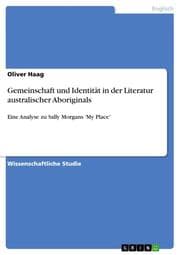 Cover von Gemeinschaft und Identität in der Literatur australischer Aboriginals