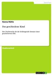 Cover von Das geschiedene Kind