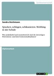 Cover von Spucken, schlagen, schikanieren - Mobbing in der Schule
