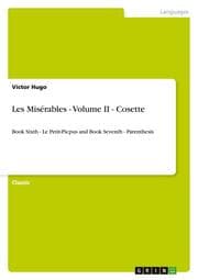 Cover von Les Misérables - Volume II - Cosette