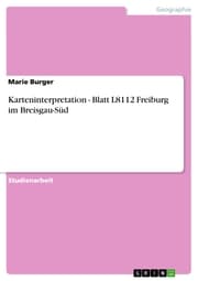Cover von Karteninterpretation - Blatt L8112 Freiburg im Breisgau-Süd