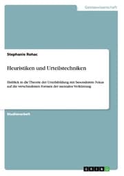 Cover von Heuristiken und Urteilstechniken