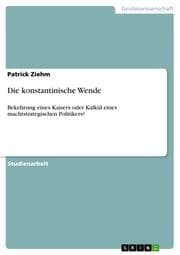 Cover von Die konstantinische Wende