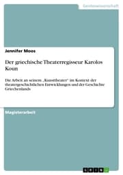 Cover von Der griechische Theaterregisseur Karolos Koun