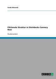 Cover von Fiktionale Struktur in Steinbecks Cannery Row