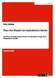 Cover von Über den Wandel der katholischen Kirche