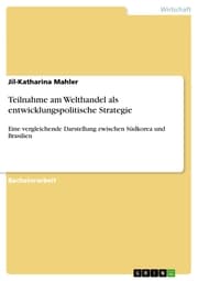 Cover von Teilnahme am Welthandel als entwicklungspolitische Strategie