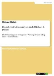 Cover von Branchenstrukturanalyse nach Michael E. Porter