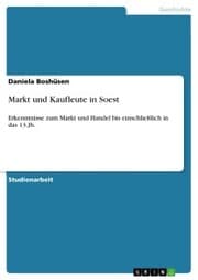 Cover von Markt und Kaufleute in Soest