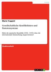 Cover von Gesellschaftliche Konfliktlinien und Parteiensysteme
