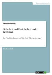Cover von Sicherheit und Unsicherheit in der Großstadt