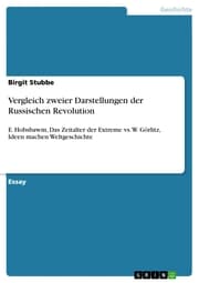 Cover von Vergleich zweier Darstellungen der Russischen Revolution