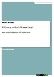 Cover von Erlösung außerhalb von Israel