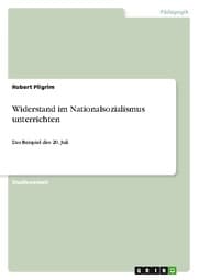 Cover von Widerstand im Nationalsozialismus unterrichten
