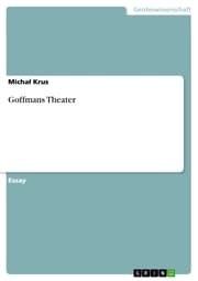 Cover von Goffmans Theater