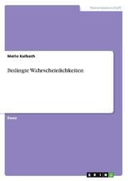 Cover von Bedingte Wahrscheinlichkeiten