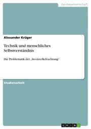 Cover von Technik und menschliches Selbstverständnis