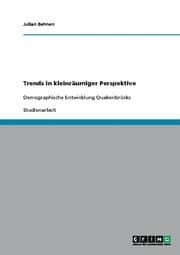 Cover von Trends in kleinräumiger Perspektive