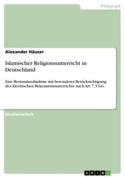 Cover von Islamischer Religionsunterricht in Deutschland