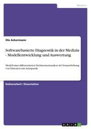 Cover von Softwarebasierte Diagnostik in der Medizin - Modellentwicklung und Auswertung