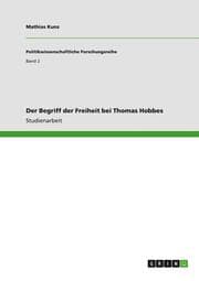 Cover von Der Begriff der Freiheit bei Thomas Hobbes