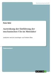 Cover von Auswirkung der Einführung der mechanischen Uhr im Mittelalter