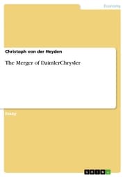 Cover von The Merger of DaimlerChrysler