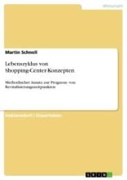 Cover von Lebenszyklus von Shopping-Center-Konzepten