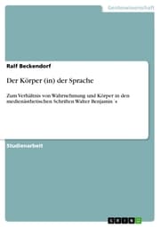 Cover von Der Körper (in) der Sprache